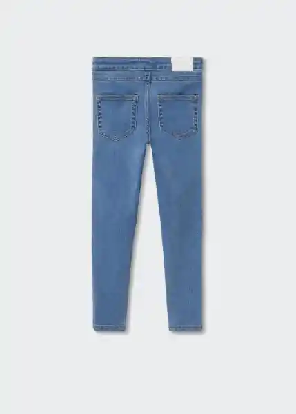 Jeans Supersk Tejano Claro Talla 07 Niñas Mango