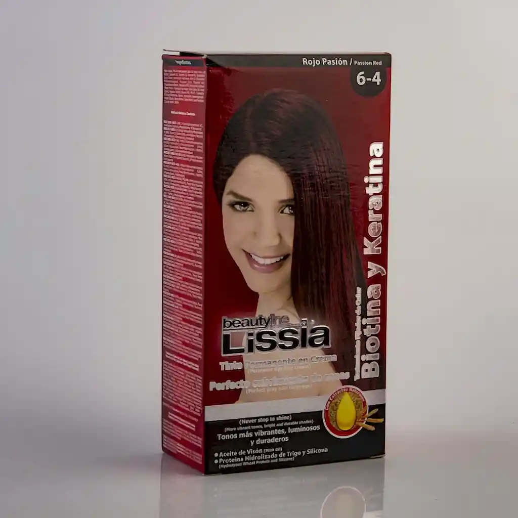 Lissia Tinte de Cabello 6.4 Rojo Pasión