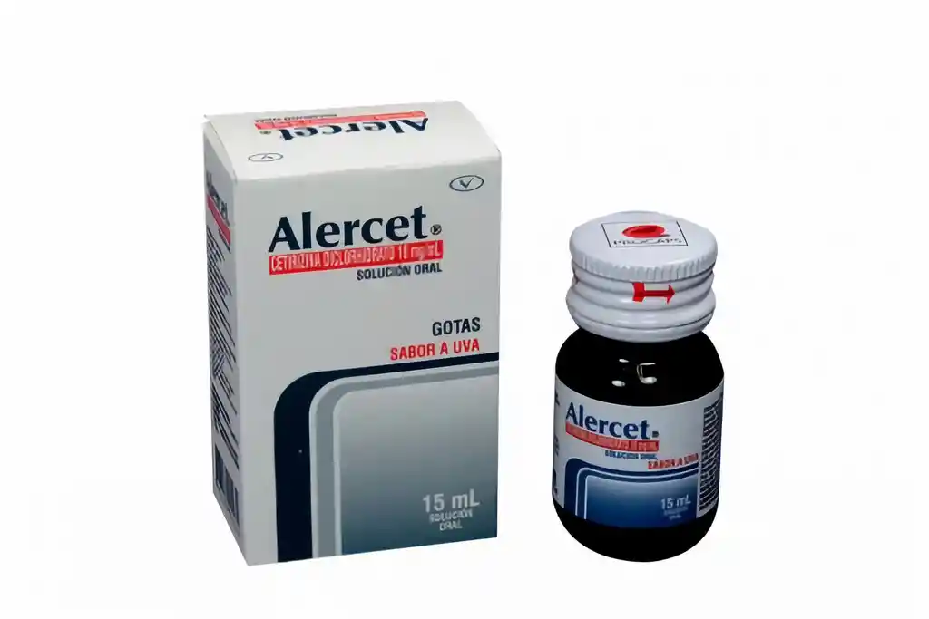 Alercet Antihistamínico (10 mg) Gotas Sabor a Uva