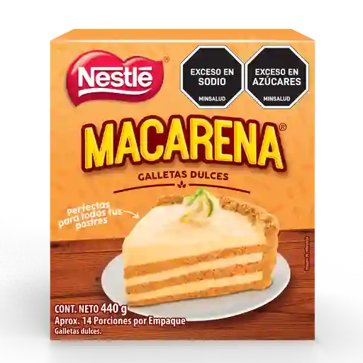 Galletas dulces MACARENA tipo Graham x 440g