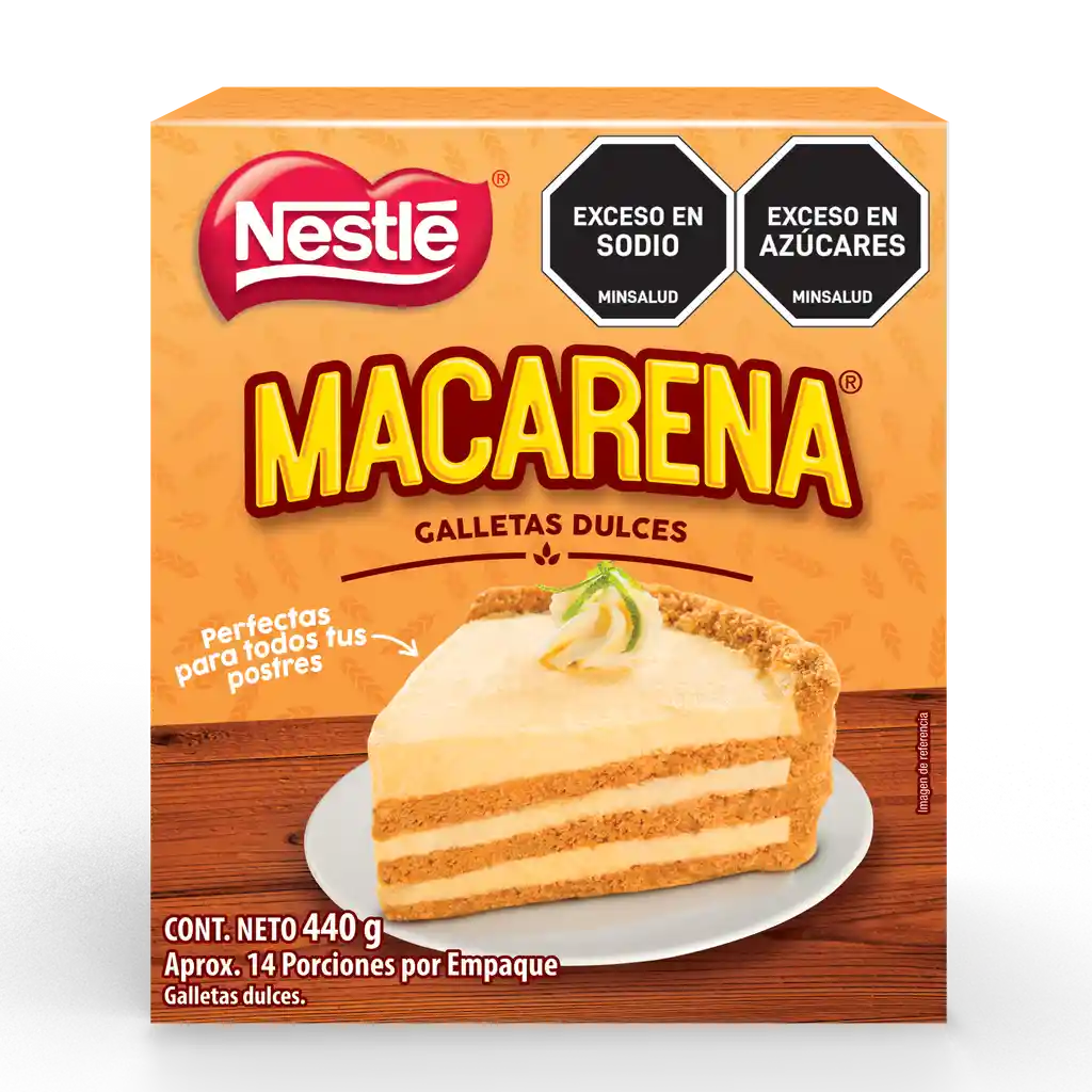 Galletas dulces MACARENA tipo Graham x 440g