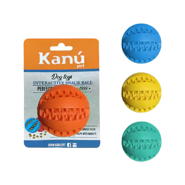  Kanu Juguete Para Perro Bola Porta Snack Ref Kc7025 