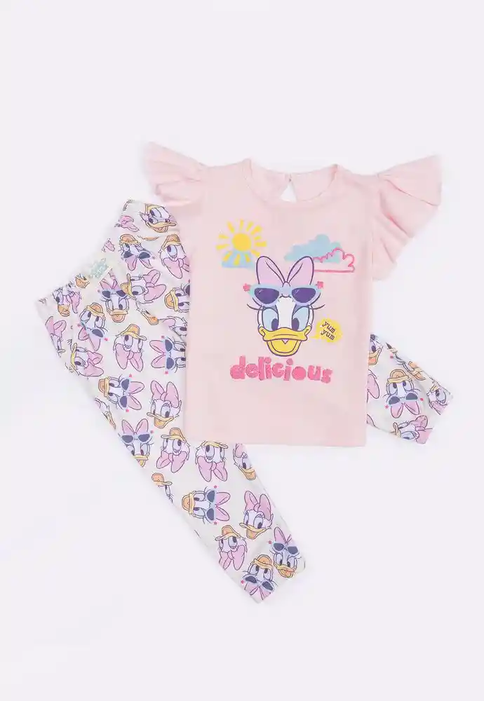 Conjunto Largo 4t-rosado