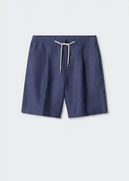 Bermuda Alfonso Navy Talla 38 Hombre Mango