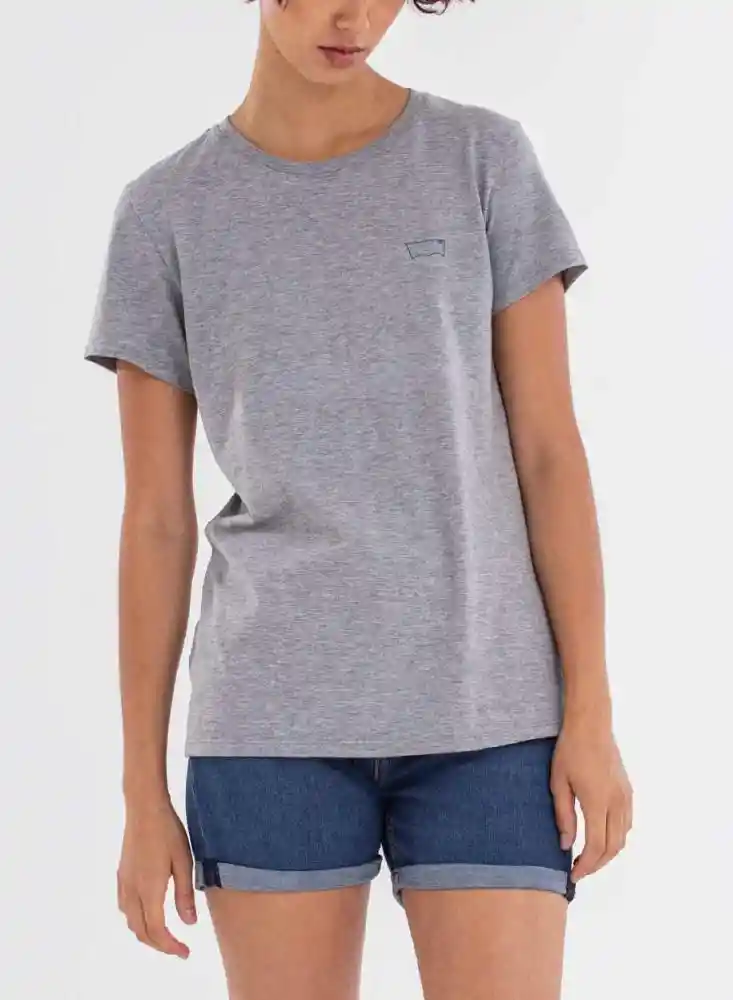 Camiseta Mc Mujer Xs-gris