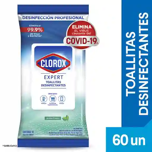 Clorox Toallitas Desinfectantes Expert 