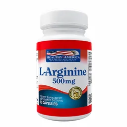  Healthy America Suplemento Dietario  L Arginine  (500 Mg)  