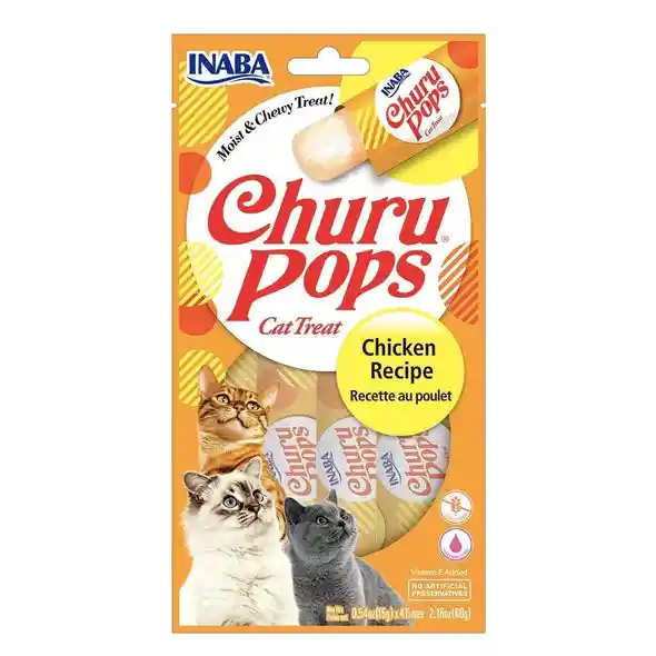 Churu Pops Alimento para Gato Sabor Pollo
