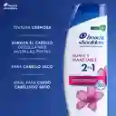 Shampoo Head Shoulders Suave y Manejable 2 en 1 Champu Head and Shoulders 180 ml