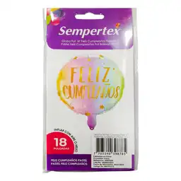 Globo Feliz Cumpleanos Pastel Mate Sempertex 7703340398785