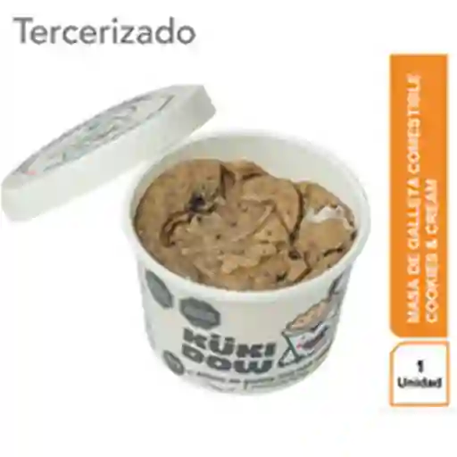 Kukidow Masa de Galleta Comestible Vainilla Oreo Cookies & Cream