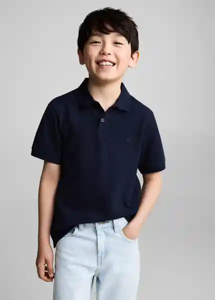 Polo Javier8 Navy Talla 10 Niños Mango