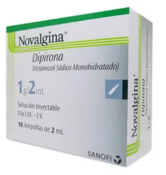 Novalgina 1g Inyectable Ampolla 2ml
