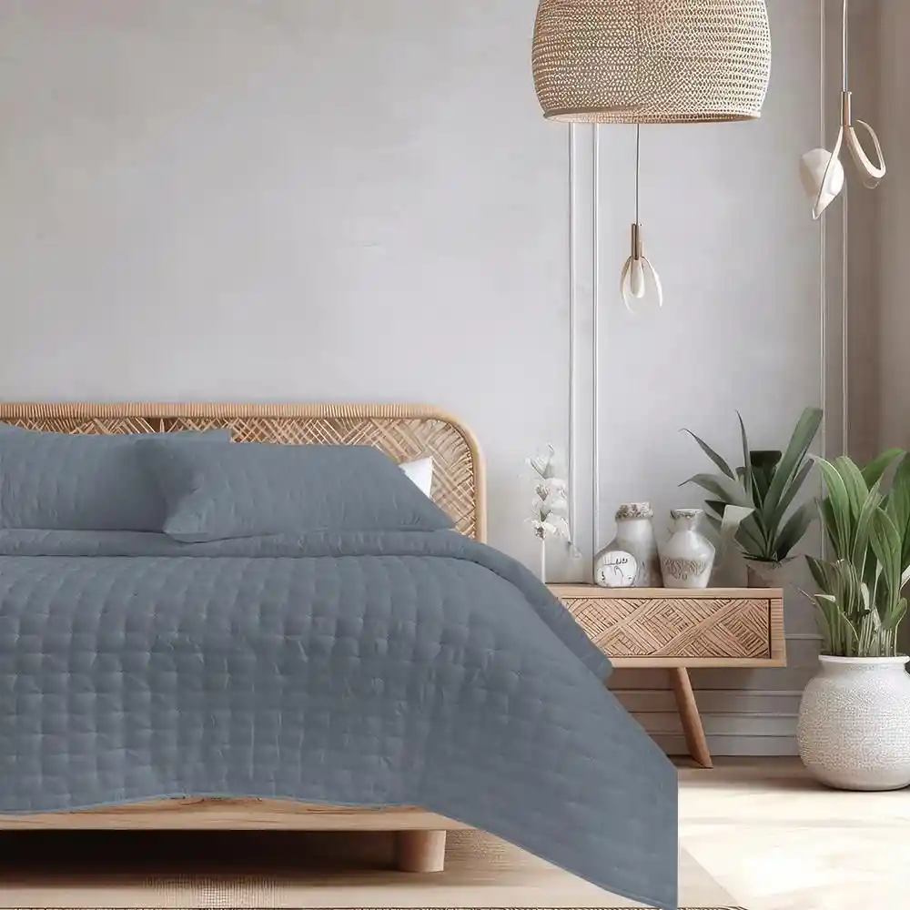 Edredon Finlandek Basic Esencial King (200 X 200 Cm) Poliéster Skyte Azul
