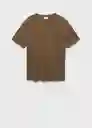 Camiseta Liman Khaki Talla L Hombre Mango