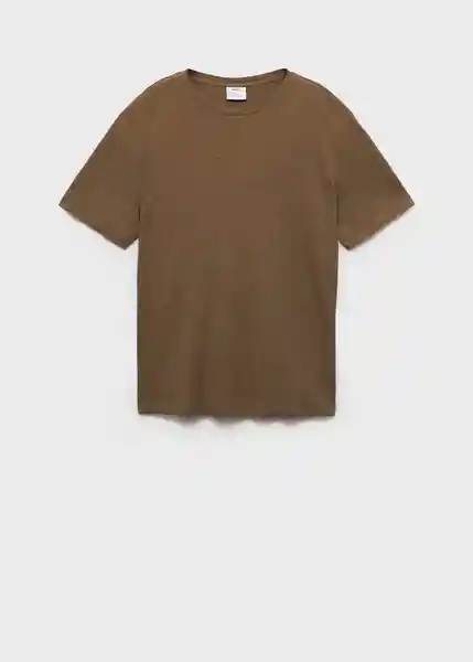 Camiseta Liman Khaki Talla L Hombre Mango