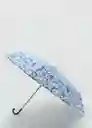 Paraguas Marga Azul Talla 99 Mujer Mango