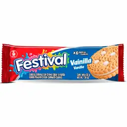 Festival Galletas con Crema Sabor a Vainilla