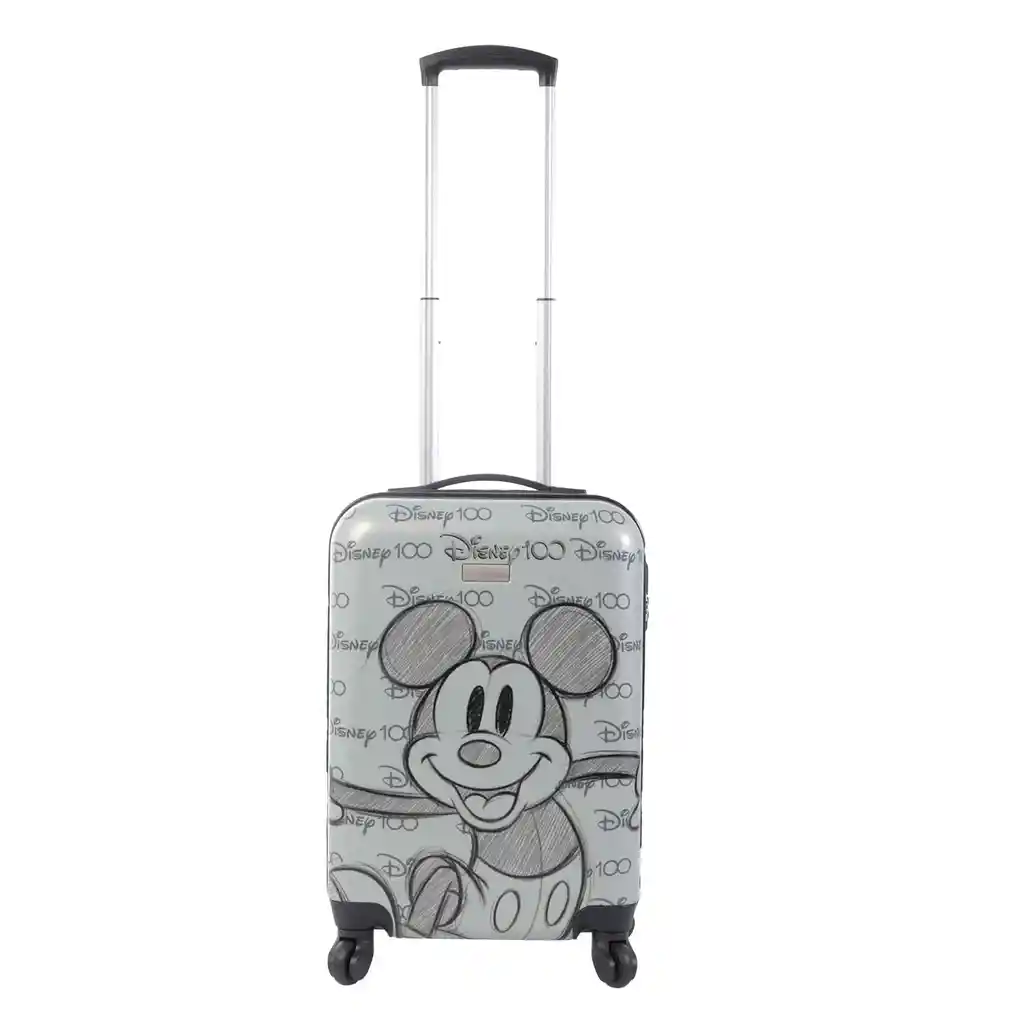 Maleta Viaje 360 Stampy S Disney 100 Color: Gris Talla: S