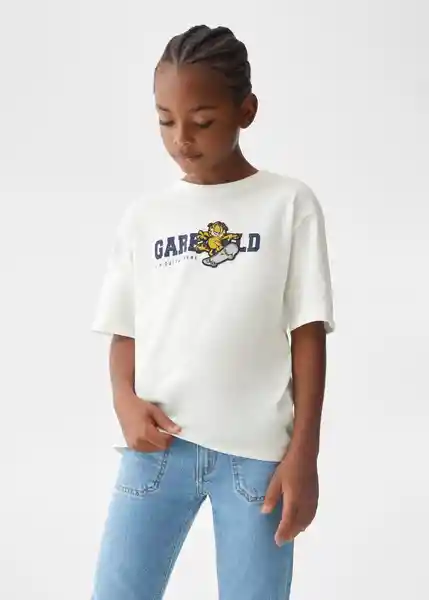 Camiseta Gskate Off White Talla 06 Niños Mango