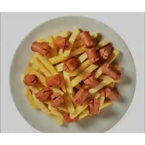 Combo: Salchipapa Americano