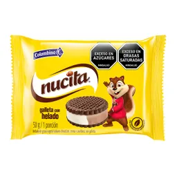 Galleta Colombina* C/helado Nucita
