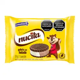 Galleta Colombina* C/helado Nucita