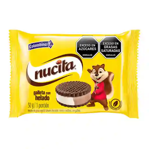Galleta Colombina* C/helado Nucita