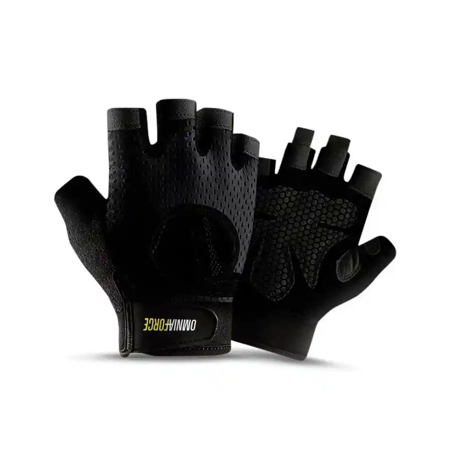 Guantes Omniaforce Gym Talla L Negro Gg-12-0l