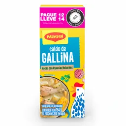Maggi Caldo de Gallina en Cubos con Especias Naturales