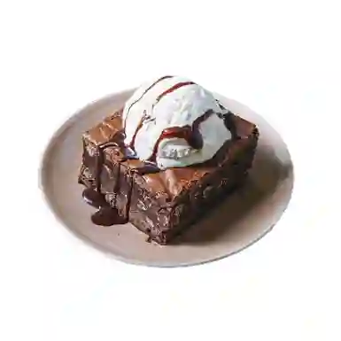 Brownie con Helado