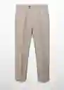 Pantalón Laurus Marrón Talla 42 Hombre Mango