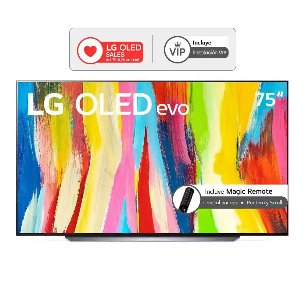 Televisor Lg 83 Pulgadas Oled Uhd4k Smart Tv Oled83c2psa