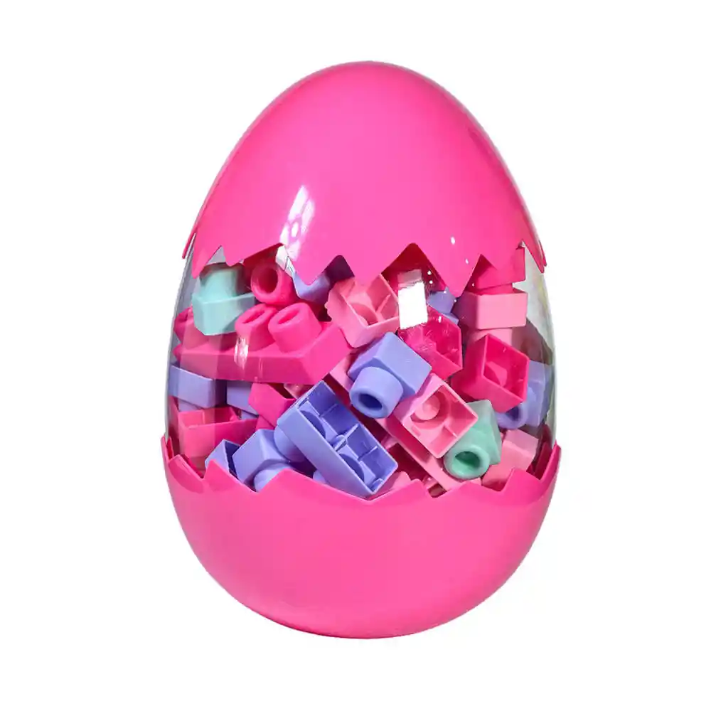 Set de Bloques Egg Funny Rosado