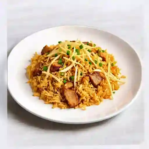 Arroz Frito con Cerdo Asado