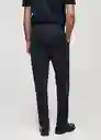 Pantalón Zurich Navy Talla 44 Hombre Mango