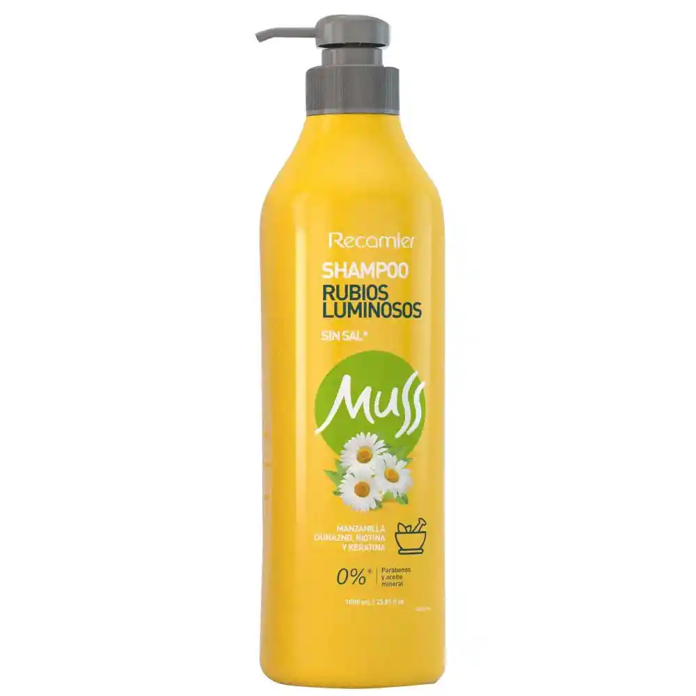 Muss Shampoo Rubios Luminosos sin Sal