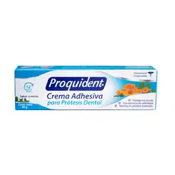 Proquident Crema Adhesiva para Prótesis Dental Sabor a Menta