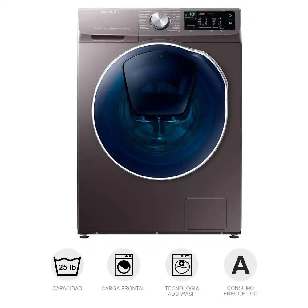 Lava Seca C.front 25lb/11.5k Samsung Wd11n64foo