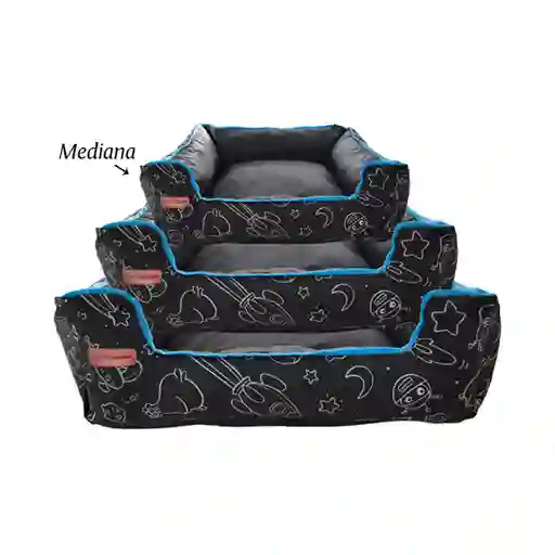 Cama Para Mascota Estampada Luxury Mediana