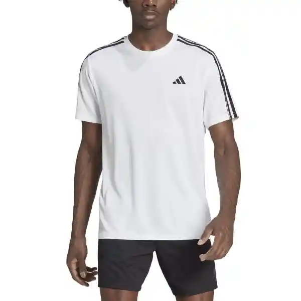 Adidas Camiseta Tr-Es Base 3S T Para Hombre Blanco Talla XL