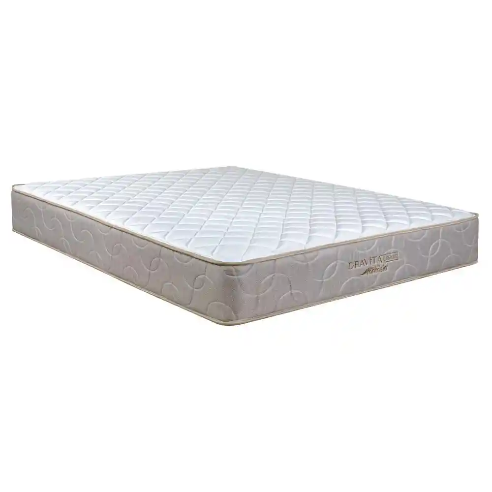 Colchón Fantasia Queen (160 X 190 Cm) Dravita Lexus Resortado Semifirme