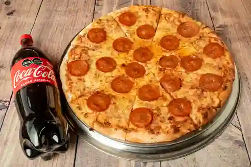 Porción de Pizza Gaseosa