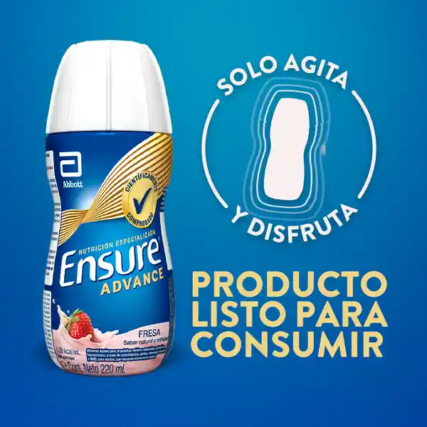 Ensure Advance Fresa Con Proteína + Hmb Líquido
