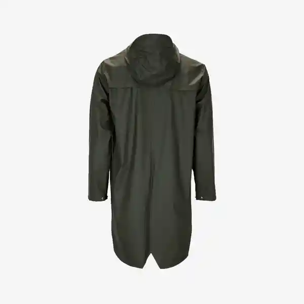 Rains Chaqueta Impermeable Unisex Larga Verde XL