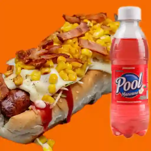 Hot dog especial + gaseosa