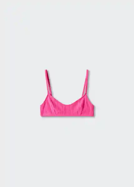 Top Bikini Corina Fucsia Talla S Mujer Mango