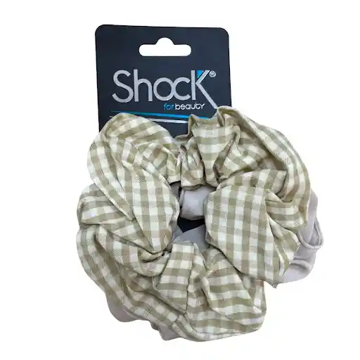Bambas Shock Beige y Cuadros Blíster
