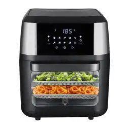 Horno de Aire Multifunción 12 L Huken Digital Negro Mkafo12ss