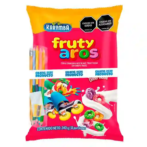 Oferta Cereal Frutas Kit Escolar Karymba